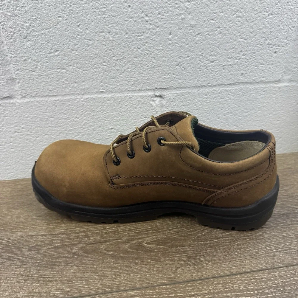 Red Wing King Toe 6634 Men's Sz 11.5 D Steel Toe Slip Resistant Brown Suede Work